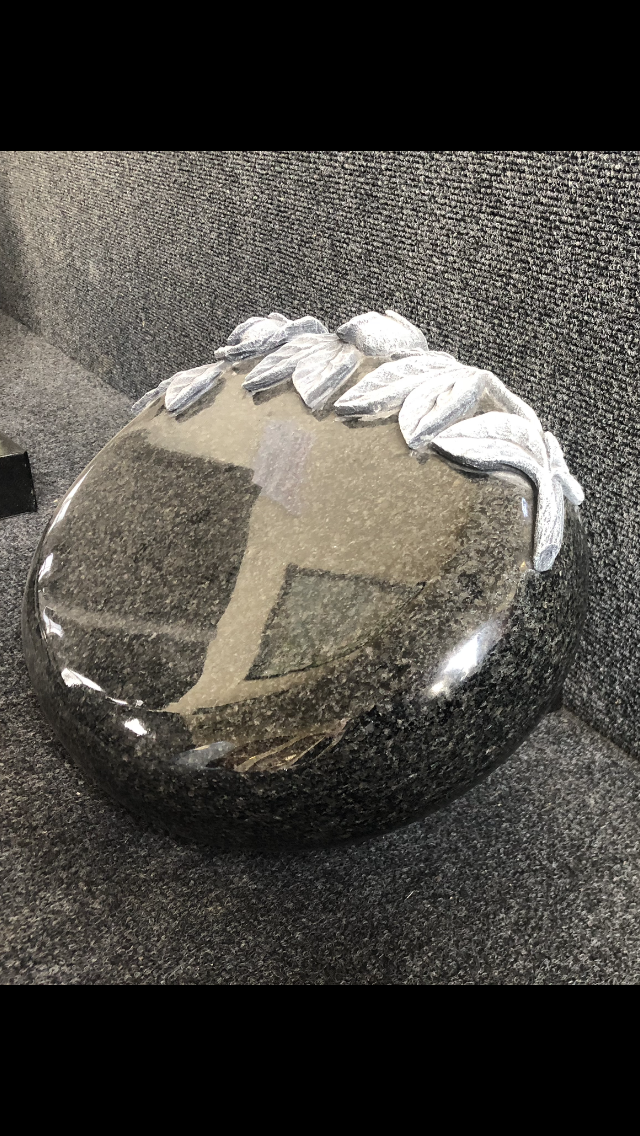 Tablet Memorial With Carved Roses